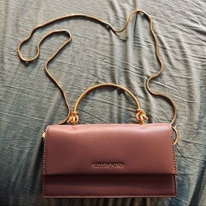 Charles & Keith. A pink small bag. Never used it.NEW!